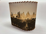 Oval Ranch Gathering Lampshade