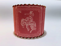 Bandana Bronc Red Chambray Lampshade