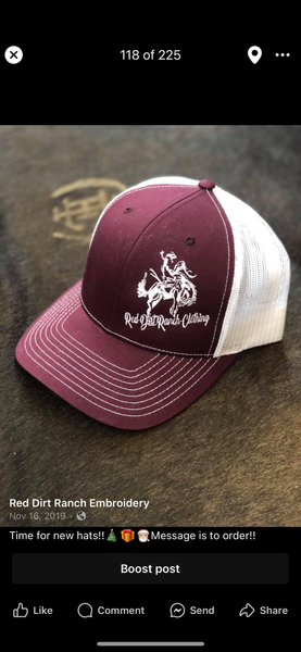 Bronc SnapBack Maroon