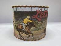 Let’s Rope Calf Roper Lampshade Large 14 inch