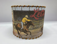 Let’s Rope Calf Roper Lampshade Medium 11 inch