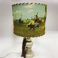 Vintage Bull Rider Lampshade XSmall 6 inch