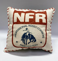Vintage NFR Program Pillow