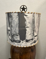 Ranch Boots and Chaps Lampshade