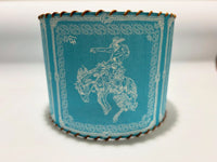 Bandana Bronc Turquoise Lampshade