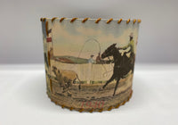 Let’s Rope Calf Roper Lampshade Large 14 inch