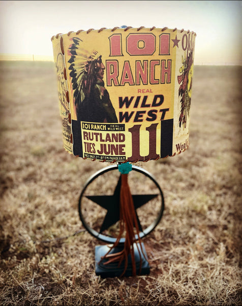 101 Ranch Wild West Show Lampshade