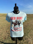 Red Dirt Round-Up Ice Blue Tee