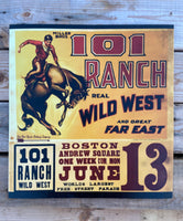 RDR 101 Ranch Wild West Bronc Poster