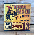 RDR 101 Ranch Wild West Bronc Poster