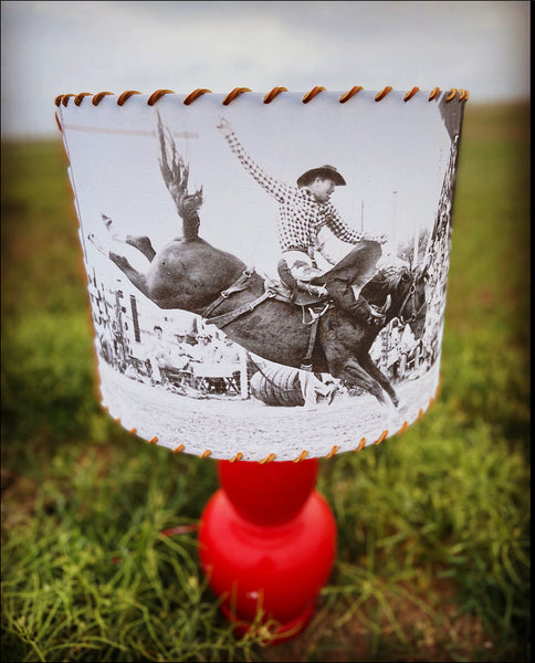 Legend Bronc Rider Lampshade