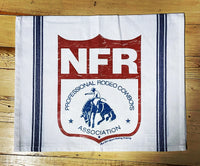 Dish Towel Vintage NFR Program Print