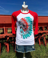 Southwest Headdress Red Premium Baseball