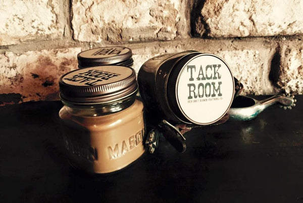 Tack Room 8 oz Leather Candle