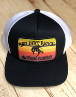 RDR Serape Bronc Snapback Black and White Hat