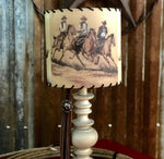 Will James Cowboy Lampshade 14 inch diameter