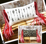 Arrows and Leopard Pillow