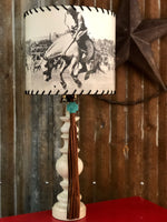 Vintage Bronc Lampshade