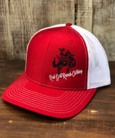 Bronc SnapBack Red/White