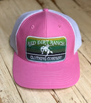 RDR Serape Bronc Snapback Pink and White Hat