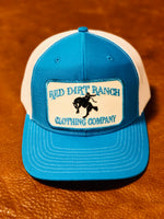 RDR Hat Neon Blue Bronc Patch Richardson 112