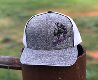 Bronc Aggressive Heather/White SnapBack