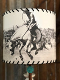 Vintage Bronc Lampshade