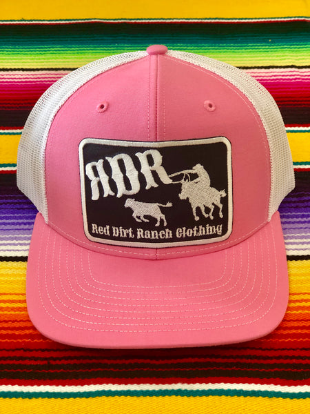 RDR Calf Roper Pink/Charcoal Hat